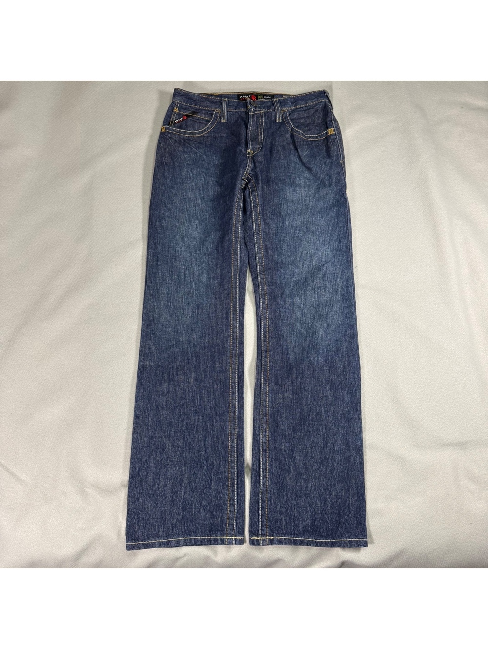 Ariat FR Jeans Mens 32x34 M5 Straight Leg Stretch USA Denim